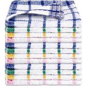 Boao 12 Pieces Kitchen Dish Cloths Kitchen Dish Towels Washable Cleaning Cloth for Washing Dishes Wipe Glass Home Kitchen Household Supplies, 12 x 12 Inch?4 Colors Boao 12 Pieces Kitchen Dish Cloths Kitchen Dish Towels Washable Cleaning Cloth for Washing Dishes Wipe Glass Home Kitchen Household Supplies, 12 x 12 Inch?4 Colors