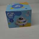 Interactive Cat Toys for Indoor Cats,4-in-1 Automatic Kitten Toy,Motion Activated Electronic Fluttering Butterfly,Track Balls, Moving Feather Toys for All Breeds,USB Rechargeable (White)