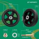 HQPASFY 7 Inch Lawn Mower Wheels 2 Pack 7" Push Lawn Mower Wheels with Bolts & Nuts kits Fit Most Standard Push Lawn Mowers Garden Trucks Garden Carts Generator Hand Trucks Lawn Tractors (7"1.5")