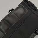 Nuovoware Water Bottle Carrier Bag,25oz/40oz/64oz Bottle Pouch Holder,Adjustable Shoulder Hand Strap 2 Pocket Sling Neoprene Sleeve Sports Accessories for Hiking Travelling Camping (Black+White)