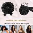 Silk Bonnet for Women Hair Bonnet for Sleeping Satin Sleep Cap for Black Women Curly Hair Braids