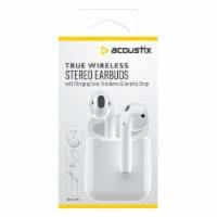 Acoustix True Wireless Audiobuds w/Charging Case - White