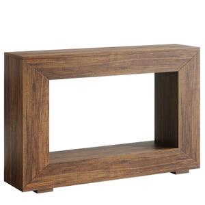 Farmhouse Console Table, 47" Rustic Wood Entryway Sofa Table With Storage