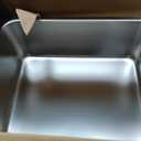 Stainless Steel Litter Box 2 Pack, 18"x14"x6"(Height) Medium to Large Cat Litter Box Easy Clean, Non Stick Metal Litters Boxes No Smell for Full-Grown Cats or Kitty/Kitten
