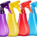 8 Oz Empty Plastic Spray Bottles with Adjustable Nozzle - Durable Trigger Sprayer with Mist & Stream Modes - Refillable Sprayer for Taming Hair, Hair styling, Watering Plants, Showering Pets - 4 Pack