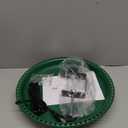 Daoeny Heated Bird Bath for Deck Railing, Upgraded 100W Heated Bird Baths for Outdoors Thermostat Control, Heated Bird Bath for Outside Winter Garden Yard Patio Decor (Green)