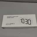 Topski Loud Alarm Clocks for Bedrooms Heavy Sleepers, Plug-in Digital Bedside Clock with RGB Night Light, Large Display, Dual Alarm, Snooze, Dimmable, 3 Volumes