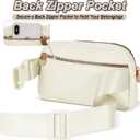 Customized Gifts for Mom Daughter Sister Her,Birthday Gift for Mom,Mom Gifts from Daughter,Mother in Law Gifts,Mama Gift Idea,Crossbody Bag Belt Bag | Cream,Initial C