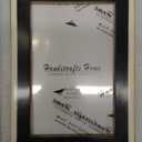 Handicrafts Home 4 by 6 Black White Picture Frame, Handmade Frame For Boho Chic Home Decor, Desk & Wall Decor, Tabletop & Wall, Ideal for Living Room, Office Family Photos, Wedding & Christmas Gift