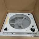 Kohree 14" RV Vent Fan 10 Speed Reversible Manual Lift: 12V Super Quiet RV Roof Vent Fan for Camper Trailer Bathroom, RV Exhaust Fan with 10 Blades (NO REMOTE)