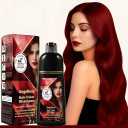 Hair Dye Shampoo 3 in 1, Instant Herb Ingrident Hair Dye to Cover Gray Hair, Long-lasting & Natual, Wine Red, 400 ML (13.6 Fl Oz (Pack of 1))