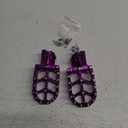 JFG RACING Dirt Bike Foot Pegs with Springs,7075 Aluminum CNC Footpegs Pedals Rests for Surron Light Bee X and S/E Ride Pro SS/CRF150F CRF230F 03-19/X160/X260-Purple
