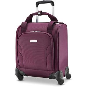 Samsonite Underseat Carry-On Spinner With USB Port, Purple, One Size