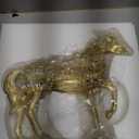 XINDAM Gold Horse Figurine Creative Statue Decorative Home & Office Figurines Home Office Display Craft Living Room Decor Ornaments for Tabletop