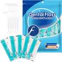 2 x 100 Count Dental Floss Picks Flossers for Adults Kids Independent Packaging Disposable Portable Household Travel Use Tensile