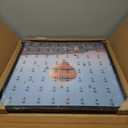 24x24 Picture Frame Set of 2, Black Square Photo Frames High Transparent Wall Gallery Desktop Horizontal Vertical for Canvas Collage Photo Poster Certificate 24 x 24 inches