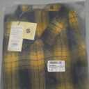 SSLR Flannel Shirts for Women Plaid Shirts Long Sleeve Button Down Shirts Casual (3X-Large, Yellow)