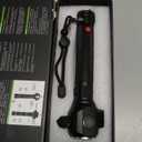 Rechargeable Solar Powered Flashlight,Multi Function LED Tactical Flashlight with Glass Breaker,Seatbelt Cutter,Alarm and Phone Charger,Powerful Handheld Flashlights for Emergencies Camping