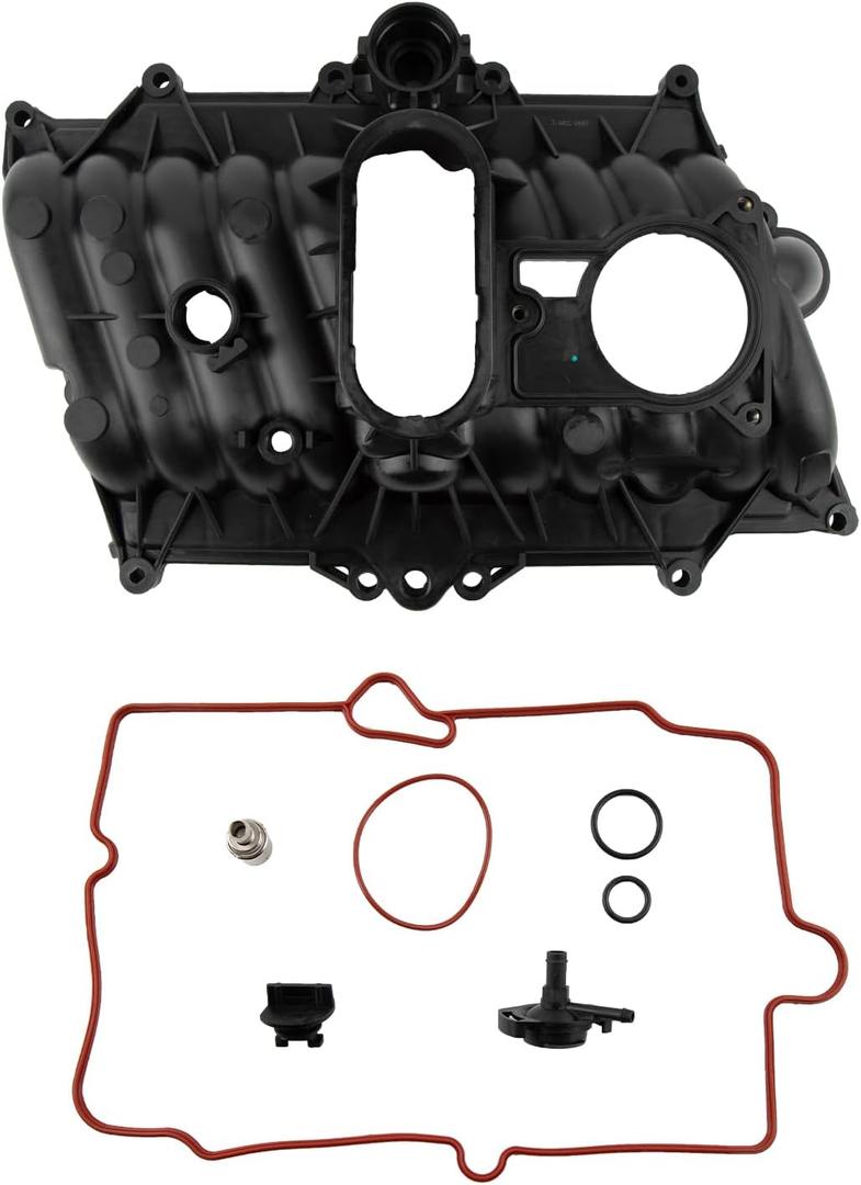 Upper Intake Manifold for GMC C1500 C2500 C3500 K1500 K2500 K3500 Savana 1500 2500 3500 Yukon Chevrolet C1500 C2500 C3500 Express 1500 2500 3500 K1500 K2500 K3500 Tahoe 1996-2002 Replaces 615181