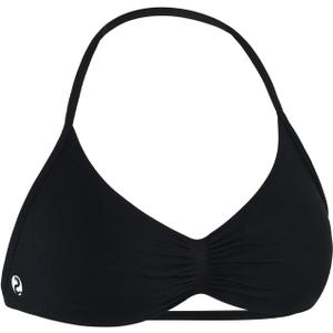 AUROLA Influence Strappy Bra Sports Bras for Women, Backless Padded Impact Strappy Bra for Workout Gym Yoga with Removable Cups, Black, L