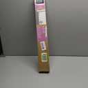 LOTUS & WINDOWARE Cordless Mini Blind, 1" Vinyl Slats, 24" Wide x 42" Long - White, Window Blinds for Home and Office, Interior Door Blinds - Light Filtering