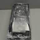 EUDELE Adhesive Shower Caddy, 5 Pack Rustproof Stainless Steel Bath Organizers With Large Capacity, No Drilling Shelves for Bathroom Storage & Home Decor (Black)