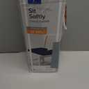 Medline Seat Cushion to Relieve Pressure and Lower Back Pain, Tailbone and Sciatica Issues, Coccyx Cushion is Tilted to Restore Natural Curve of Spine, Office Chair Cushion with Open Tailbone Area