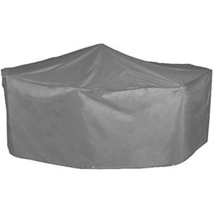 Bosmere Weatherproof Oval/Rectangular Table and Chairs Cover, 126" x 75" x 37", Gray (126" L x 75" W x 37" H, Grey)