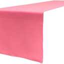 Decorations Table Linen Polyester Poplin Table Runner 14 by 108-Inch, Hot Pink 6 Pack