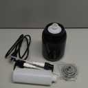 Massage Oil Warmer Heater with Dual 8.5oz Massage Oil Bottles & Funnel, Adjustable Temp (86149F) & Timer (0.524H), Compact & Quiet Heated Lotion Warmer Dispenser for Spa, Salon, Home Use (Black)