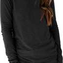 AUTOMET Womens Basic Long Sleeve Crewneck, Plus Size Winter & Spring Top, Casual Fall Tee for Teacher & Everyday Outfits (X-Small, 01black)