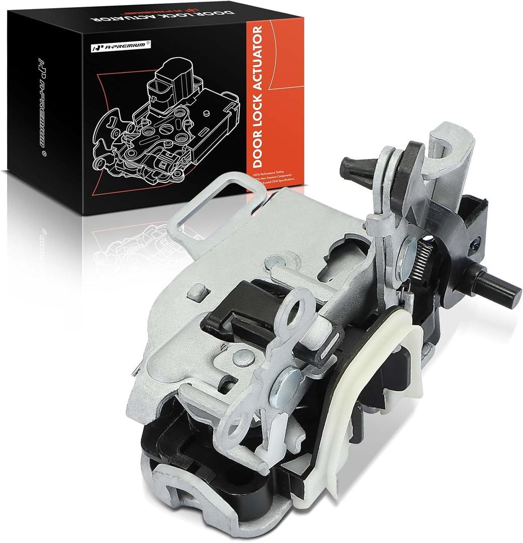 A-Premium Door Lock Latch Actuator Compatible with Ford Vehicles - F-250 F-350 F-450 F-550 Super Duty 1999-2008, Excursion 2000-2005 - Rear Right Passenger Side, Replace# 6C3Z-2626412-A, 6C3Z2626412A