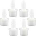 BokWin 6 Pcs Plastic Hose Barb Reducer Fitting,1/2" Barb x 3/4" Male thread Connectors Joint Splicer Mender Barbed Reducing Union Adapter Connector Pipe Fittings
