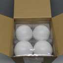 Soulchen 12 Pcs Football Ornaments Set 3.15 Inch Hanging Ball Ornaments Sports Football Themed Birthday Decor with Star Helmet Foam Finger Classic Blue and Grey Color (Transparent Thread)