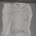 J.VER Men's Dress Shirts Solid Long Sleeve Stretch Wrinkle-Free Formal Shirt Business Casual Button Down Shirts (Medium, White)