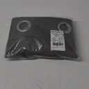 NICETOWN Grey Blackout Curtain 84 inches Long for Bedroom - Thermal Insulated Window Treatment with Grommet Room Darkening Thermal Insulated Panel for Living Room, W52 x L84, 1 Panel