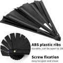 Oncpcare 10 Pcs Line Dance Fans Loud Clappers Bulk, Folding Popping Clacking Fans for Line Dancing (Blue)