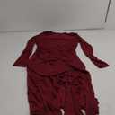 MEROKEETY Women's Long Sleeve Wedding Guest Formal Dress Fall Winter Ruched Bodycon Mesh Cocktail Party Midi Dresses (Large, Wine Red)