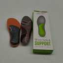 Sof Sole Fit Series High Arch Insole Black/Orange 7-8 B (M)