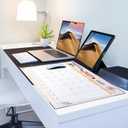 2026 Desk Calendar Large 22x17  Desk Top Calendar 2026 with plastic cover (Sand (July 2025-Dec 2026))