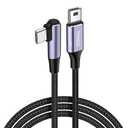 Mini USB to USB C Cable 3.3 ft,Right Angled USB Type C to Mini USB 5-Pin Adapter for Game Controllers, Cameras,Car Cameras, 2 Pack