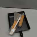 7.5" Cast Iron Omelette Pan, Rectangle Tamagoyaki Egg Roll Pan, Square Cooking Pans for All Stoves (Black)