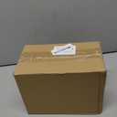 2 Pack Gold Interior Door Knobs for Hall & Closet, Pismo Doorknob with Square Rosette, Heavy Duty Passage Door Handle for Satin Brass