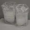 Tioncy 6 Pieces 6 x 6 Acrylic Square Vases for Centerpieces Clear Plastic Vase Cube Flower Vase Bulk for Wedding Centerpieces Home Office Floral Plant Succulent Pots Planters