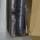 Zakkart Cat Perch for Window Sill with Bolster  Orthopedic Hammock Design with Premium Hardwood & Robust Metal Frame  Cat Window Seat for Large Cats and Kittens  Dark Stained Wood Gray Bed, 24''W