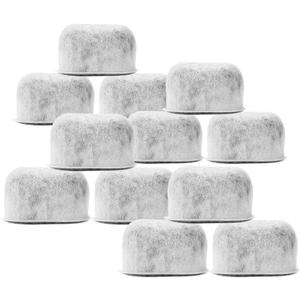 12 Pack Replacement Charcoal Water Filters for All Cuisinart Coffee Machines - Cuisinart Compatible (NOT KEURIG) Filters Fit Both Newer & Older Models Cuisinart Coffee Makers