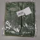 decorUhome Spring Chenille Soft Throw Pillow Covers 12x20 Set of 2, Lumbar Velvet Farmhouse Neutral Decorative Euro Pillow Covers with Stitched Edge for Couch Sofa Bed Home Decor, Forest Elf