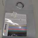 ChrisDowa Grommet Blackout Curtains for Bedroom and Living Room - 2 Panels Set Thermal Insulated Room Darkening Curtains (Light Grey, 42W x 63L)