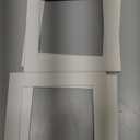 Prudiut 15 Pack 8x10 Black Picture Mats, Frame Mattes for 5x7 Pictures Photo Frame Mat Core Bevel Cut Mat Board Show Kit for Photos, Prints, Artworks