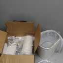 Table Lamps for Living Room Set of 2, Ceramic Table Lamps for Bedroom, 20" Modern Lamps for Night Stands, White